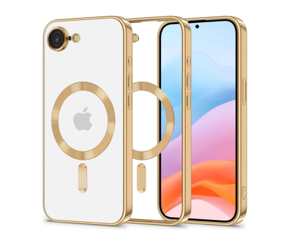 Etui do telefonów TECH-PROTECT Magflex Magsafe do iPhone 16E Shiny Gold